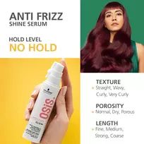 schwarzkopf osis - Schwarzkopf Professional Osis+ Glow plaukų serumas linkusiems šiauštis plaukams 50 ml - 2 nuotrauka