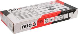 raktu komplektas yato - Yato YT-2975 sriegiklių ir sriegpjovių rinkinys M3-M12 32 vnt. - 4 nuotrauka