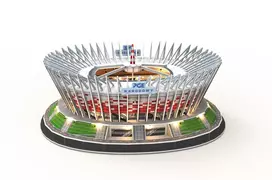 cubicfun 3d puzzle - Cubic Fun 3D dėlionė PGE National Stadium LED Version L541H - 3 nuotrauka