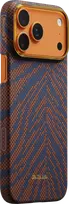 Pitaka Edge Dėklas Breath of Veins, Burning Orange (Oranžinis) – Apple iPhone 17 Pro Max