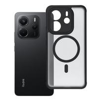 xiaomi 14 magsafe - Oem Full Matte Mag Cover dėklas, suderinamas su MagSafe, skirtas Xiaomi Redmi Note 14 4G Juodas (Black) - 2 nuotrauka