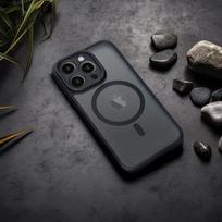 xiaomi 14 magsafe - Oem Full Matte Mag Cover dėklas, suderinamas su MagSafe, skirtas Xiaomi Redmi Note 14 4G Juodas (Black) - 4 nuotrauka