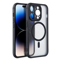 xiaomi 14 magsafe - Oem Full Matte Mag Cover dėklas, suderinamas su MagSafe, skirtas Xiaomi Redmi Note 14 4G Juodas (Black) - 7 nuotrauka