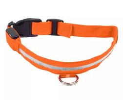 ATL Šviečiantis LED antkaklis šunims, oranžinis (Orange), 43-48 cm