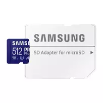 microsd 2gb - Samsung PRO Plus microSD Card with Adapter 512 GB, MicroSDXC, Flash memory class U3, V30, A2 | MB-MD512SA/EU - 6 nuotrauka