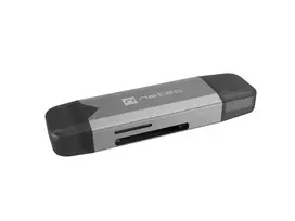 atminties korteles skaitytuvas - Natec memory card reader Scarab 3 USB-A/USB-C | 5901969445770 - 5 nuotrauka