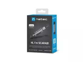 atminties korteles skaitytuvas - Natec memory card reader Scarab 3 USB-A/USB-C | 5901969445770 - 6 nuotrauka