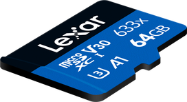 kortele sdhc - MEMORY Micro SDXC 64GB UHS-I/LMS0633064G-BNNNG LEXAR - 2 nuotrauka