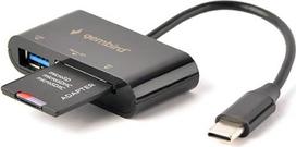 card reader 3.2 - GEMBIRD UHB-CR3-02 compact USB Type-C - 4 nuotrauka