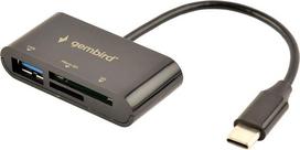 card reader 3.2 - GEMBIRD UHB-CR3-02 compact USB Type-C - 5 nuotrauka