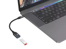 otg adapter - Adapteris USB Conceptronic CONCEPTRONIC Adapteris USB-C -> USB-A 3.0 OTG 10Gb/s juodas - 2 nuotrauka