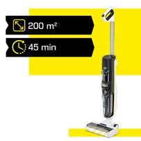 grindu plovimo sluota - Karcher FCV 4 Dry Juodas (Black) - 6 nuotrauka