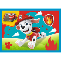 patruliai - Trefl Dėlionė 4in1 Šuniukai-patruliai (Paw Patrol) 71 vnt. - 4 nuotrauka