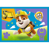 patruliai - Trefl Dėlionė 4in1 Šuniukai-patruliai (Paw Patrol) 71 vnt. - 5 nuotrauka