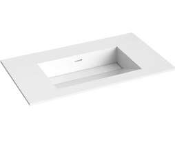 Praustuvas Kame Corian CN814618-BS, 80 cm, balta matinė (Matte White)