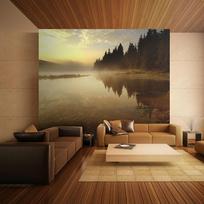 Fototapetas Artgeist Forest and lake XLFTNT0164, 193 cm x 250 cm