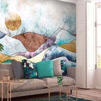 Fototapetas Artgeist Stained Glass Landscape, 140 cm x 196 cm