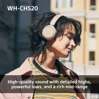 bluetooth belaides ausines sony - Sony WH-CH520 Geltonos (Yellow) - 8 nuotrauka