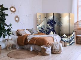Fototapetas Artgeist The Great Wave Off Kanagawa II Paravent1444J, 172 cm x 225 cm
