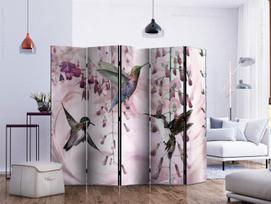 Fototapetas Artgeist Flying Hummingbirds (Pink) II Paravent0579_5Cz_J, 172 cm x 225 cm