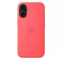 iphone 17 silicone case - Apple iPhone 17 Silicone Case with MagSafe - Ryškiai Guava (Bright Guava) - 2 nuotrauka