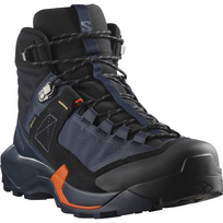 vyriski batai - Vyriški žygio batai Salomon X Ultra Alpine Mid GTX tamsiai mėlyni/juodi/oranžiniai (Blue Nights/Black/Red Orange) - 2 nuotrauka