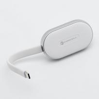 mini power bank - Forcell F-Energy Mini Power Watch, 1200 mAh, balta - 11 nuotrauka