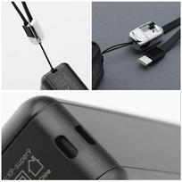 power bank 45w - Forcell F-Energy 6in1, 15000mAh, 45W, belaidis įkrovimas 15W, juodas (black) - 7 nuotrauka