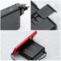 power bank 45w - Forcell F-Energy 6in1, 15000mAh, 45W, belaidis įkrovimas 15W, juodas (black) - 8 nuotrauka