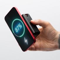 power bank 45w - Forcell F-Energy 6in1, 15000mAh, 45W, belaidis įkrovimas 15W, juodas (black) - 10 nuotrauka