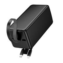 lightning usb - Borofone BJ79C Clever 50000mAh Juodas (Black) - 6 nuotrauka