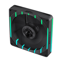 case fans 120mm - Gamemax TORNADO T12 ARGB-R Black - 3 nuotrauka