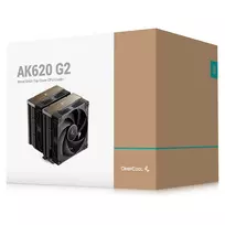 am4 cpu - Deepcool AK620 G2 Oro Aušintuvas 120 mm Juodas (Black) - 2 nuotrauka