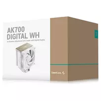 am4 cpu - Deepcool AK700 Digital WH 120 mm Baltas (White) - 2 nuotrauka