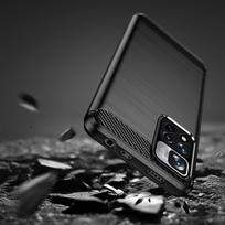 xiaomi redmi note 11 pro deklas - Hurtel "Carbon Case Xiaomi Poco X4 NFC 5G" Black - 5 nuotrauka