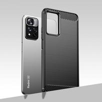 xiaomi redmi note 11 pro deklas - Hurtel "Carbon Case Xiaomi Poco X4 NFC 5G" Black - 6 nuotrauka