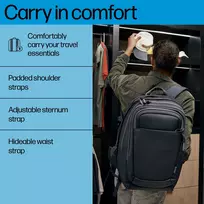 kuprine 30l - HP Travel Plus 30L 17-inch Laptop Backpack - 3 nuotrauka