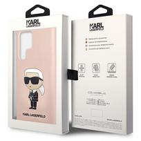samsung galaxy s23 - Karl Lagerfeld Silicone Ikonik dėklas Samsung Galaxy S23 Ultra S918 - Rožinis (Pink) - 2 nuotrauka
