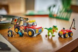 Lego Jurassic World Jauno tiranozauro gabenimo sunkvežimis 77978