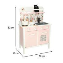 vaikiska medine virtuvele - Vaikiška medinė virtuvėlė Lulilo KX3832, rožinė (Pink) - 8 nuotrauka