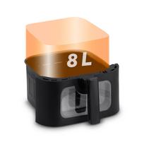 oro gruzdintuve 8l - Berdsen BD-661 Juodas (Black) - 3 nuotrauka