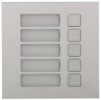 5 p - Telefonspynė Dahua 5-Button Entry Panel Module VTO4202F-MB5, sidabro - 5 nuotrauka