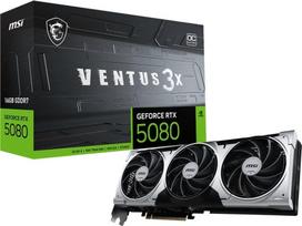 gpu - MSI GeForce RTX 5080 16G VENTUS 3X OC - 1 nuotrauka