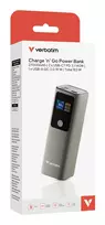 140w usb c - Verbatim 32269 Charge 'n' Go Power Bank 27000mAh 183W, USB-C, USB-A, Grey - 6 nuotrauka