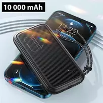 usb c fast charge - Usams PB56 / US-CD150, 10000mAh, juodas (black) - 2 nuotrauka