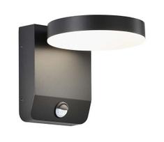 sviestuvai judesio davikliu - LED Lauko sieninis šviestuvas su jutikliu LED/17W/230V 3000K juoda - 2 nuotrauka