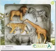 Žaislinė figūrėlė Collecta laukinių gyvūnų rinkinys 84108