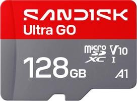 micro sdxc kortele 128 gb - SanDisk Ultra GO 128GB microSDXC UHS-I - 1 nuotrauka