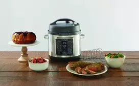 puodai 14 lt - Crock-Pot CSC062X Turbo Express Juodas (Black) - 1 nuotrauka