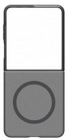 Samsung Spigen Capella Dėklas Galaxy Z Flip7, Frost Juodas (Frost Black)
